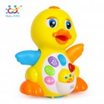 HUILE TOYS 808 Baby Toys EQ Flapping Yellow Duck Infant Brinquedos Bebe Electrical Universal Toy for Children Kids 1-3 years old