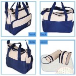 5pcs/set Multifunctional baby diaper bags baby nappy bags maternity bags messenger bag lady handbag tote diapering