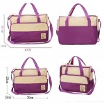 5pcs/set Multifunctional baby diaper bags baby nappy bags maternity bags messenger bag lady handbag tote diapering