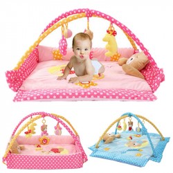 Pink/Blue Soft Foldable Baby  PlayMats  Newborn Play Mat Crawling Tapete Gym Mat Baby Climb pad Game Kids Educational Toys