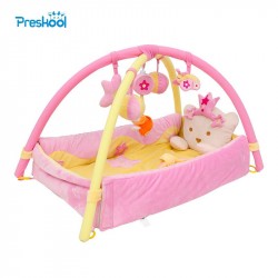 Preskool Baby Toy for Children Play Mat Activity Gym Play Gym Playmats Kids Toy Gymini Playmat with 5 Toys