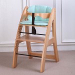 Solid wood export baby feedingBaby child dining chair solid wood white multifunctional child dining chair adjustable 150 bearing