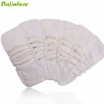 Sunny ju 5 Layers 10 PCS /lot  Bamboo Cotton cloth diapers Inserts Nappy changing mat Baby  Diapers Reusable diaper changing pad