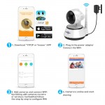 Home Security IP Camera Wireless Smart WiFi Camera WI-FI Audio Record Surveillance Baby Monitor HD Mini CCTV Camera Hiseeu FH2A