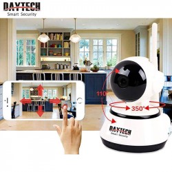 Daytech Home Security IP Camera Wireless WiFi Camera Surveillance 720P Night Vision CCTV Baby Monitor DT-C8815