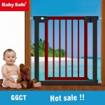 Solid wood stair gate   Door Stop 76-83cm Child Solid Wood Gate Baby Balcony   Pet Dog Isolation