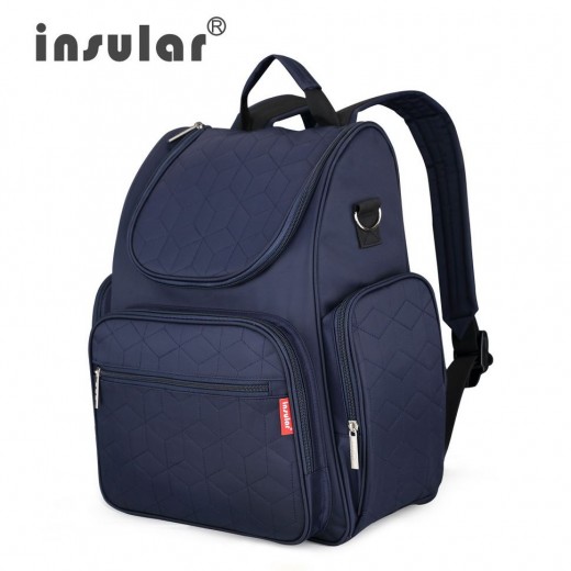 Insular Elegant Baby Diaper Backpacks Bags Nappy Stroller Bags Multifunctional Maternity Changing Bags For Mommy Women Backpacks