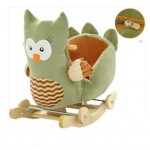 Auto Part And Supply Plush Baby Rocking Chair Children Wood Swing Seat Kids Outdoor Ride on Rocking Stroller Toy