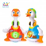 HUILE TOYS 828 Baby Toys Electric Hip Pop Dance Read & Tell Story & Interactive Swing Goose Kids Learning Educational Toys Gifts