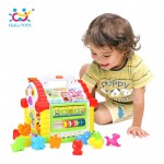 HUILE TOYS 739 Multifunctional Musical Toys Baby Fun House Musical Electronic Geometric Blocks Sorting Learning Educational Toys