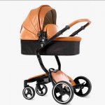 foofoo Luxury high landscape shock strollers can sit reclining stroller baby stroller two-way dual summer and w inter