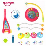 Huanger Musical Crib Mobile Bed Bell Baby Rattle Rotating Bracket Projecting Toys for 0-12 Months Newborn Kids Christening gift
