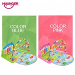 Huanger Baby 3 in 1 Play Rug Develop Crawling Children's Music Mat with Keyboard Infant Fitness Carpet Educational Rack Toys pad