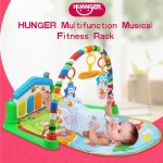 Huanger Baby 3 in 1 Play Rug Develop Crawling Children's Music Mat with Keyboard Infant Fitness Carpet Educational Rack Toys pad
