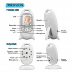 Baby Sleeping Monitor Color Video Wireless with camera baba electronic Security 2 Talk Nigh Vision IR LED Temperature Monitoring