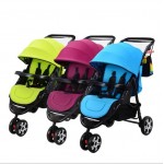 Infants and twin baby stroller double shock can split multiple birth children can sit flat folding full bottle   free delivery