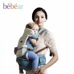 Bebear new hipseat for newborn and prevent o-type legs 6 in 1 carry style loading bear 20Kg Ergonomic baby carriers  kid sling