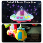 MiniTudou Baby Toys 0-12 Months Crib Mobile Musical Bed Bell With Animal Rattles Projection Cartoon Early Learning Kids Toy