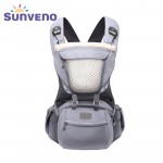 SUNVENO New Design Infant Toddler Ergonomic Baby Carrier with Hipseat For Baby Infant Toddler Kids 0-36M