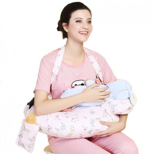 Multifunctional Detachable Nursing Pillow Breastfeeding Infant Baby Pillow Crawling Sitting Learning Pillow