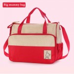 5PCS/Set Baby Diaper Bag Pregnant Mother Bags multifunctional Kid Stroller Bags Nappy Baby Bags For Mom