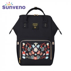 Sunveno Fashion Maternity Mummy Nappy Bag Brand Large Capacity Baby Bag Travel Backpack Design Nursing Diaper Bag  Baby Care