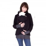 Casual Winter Pregant Kangaroo Baby Carrier Jacket O-Neck Maternity Baby Hoodies Baby Wearing Zipper Hooded Outerwear Women Coat