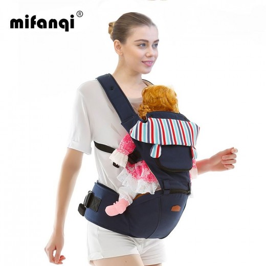 MIFANQI 360 ergonomic baby carrier13-20 Months baby hipseat 20kg manduca baby kangaroo Face-To-Face Polyester Sling