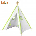 Four Poles Kids Play Tent Oxford Cloth Teepee Children Toy Tent White Pink Blue Playhouse for Baby Room Tipi