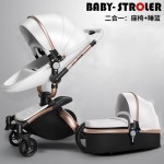 AULON Baby Stroller 3 in 1 With Car Seat High Landscope Folding Baby Carriage For Child From 0-3 Years Prams For Newborns