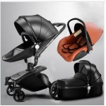 Luxury Baby Stroller 3 in 1 Fashion Carriage European Pram Suit for Lying and Seat