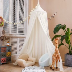 Kids Crib Netting Play Tent Children Hanging Teepees Tipi Mosquito Net For Boys & Girls Play House For Kids Baby Room Decoration