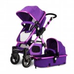 Baby Stroller 3 in 1 with Car Seat For Newborn High View Pram Folding Baby Carriage Travel System carrinho de bebe 3 em 1