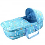 Portable Baby Carrycot 0-7 month Infant Bed Easy Carry Newborn  Travel Bassinet Baby Sleeping Basket Folding Cot Bed Cradle