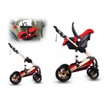 Baby Stroller 3 in 1 With Car Seat High Landscope Folding Baby Carriage For Child From 0-3 Years Prams For Newborns