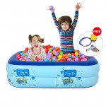 Baby Swimming Pool Eco-friendly PVC Portable Children Bath Tub Kids Mini-playground 110X90X35cm Baby Inflatable Pool For Summer