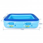 Baby Swimming Pool Eco-friendly PVC Portable Children Bath Tub Kids Mini-playground 110X90X35cm Baby Inflatable Pool For Summer