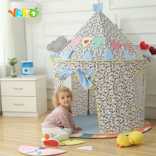 Girl Pink Playhouse Kids Tents Cartoon Foldable Toy Tent Indoor Outdoor Baby Play Game Room Best Gift for Children