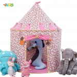 Girl Pink Playhouse Kids Tents Cartoon Foldable Toy Tent Indoor Outdoor Baby Play Game Room Best Gift for Children