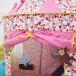 Girl Pink Playhouse Kids Tents Cartoon Foldable Toy Tent Indoor Outdoor Baby Play Game Room Best Gift for Children