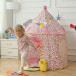 YARD Games toys Children's tent 105*125cm Outdoor Game Nylon Foldable Play Tent children's house baby play tent blue/pink hing-Q