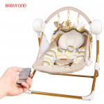 Free ship!Electric baby swing music rocking chair automatic cradle baby sleeping basket placarders chaise Bluetooth send gifts