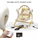 Free ship!Electric baby swing music rocking chair automatic cradle baby sleeping basket placarders chaise Bluetooth send gifts
