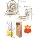 Free ship!Electric baby swing music rocking chair automatic cradle baby sleeping basket placarders chaise Bluetooth send gifts