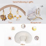 Free ship!Electric baby swing music rocking chair automatic cradle baby sleeping basket placarders chaise Bluetooth send gifts