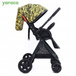 Folding Baby Stroller Lightweight Baby Prams For Newborns High Landscape Portable Baby Carriage Sitting Lying 2 in 1