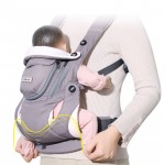 SUNVENO Ergonomic Baby Carrier Breathable Front Facing Infant Baby Sling Backpack Pouch Wrap Baby Kangaroo For Baby 0-12 Months