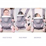 SUNVENO Ergonomic Baby Carrier Breathable Front Facing Infant Baby Sling Backpack Pouch Wrap Baby Kangaroo For Baby 0-12 Months