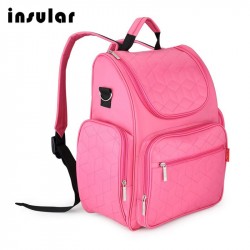 Insular Mom Backpacks  Diaper Bags For Baby Multifunctional Large Capacity Nappy Bags Nylon Stroller Bags For Infant