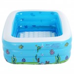 Baby Inflatable Swimming Pool For Summer Kids Game Pool Fencing For Children Portable Bath Tub Baby Miniplayground 105x85x43cm